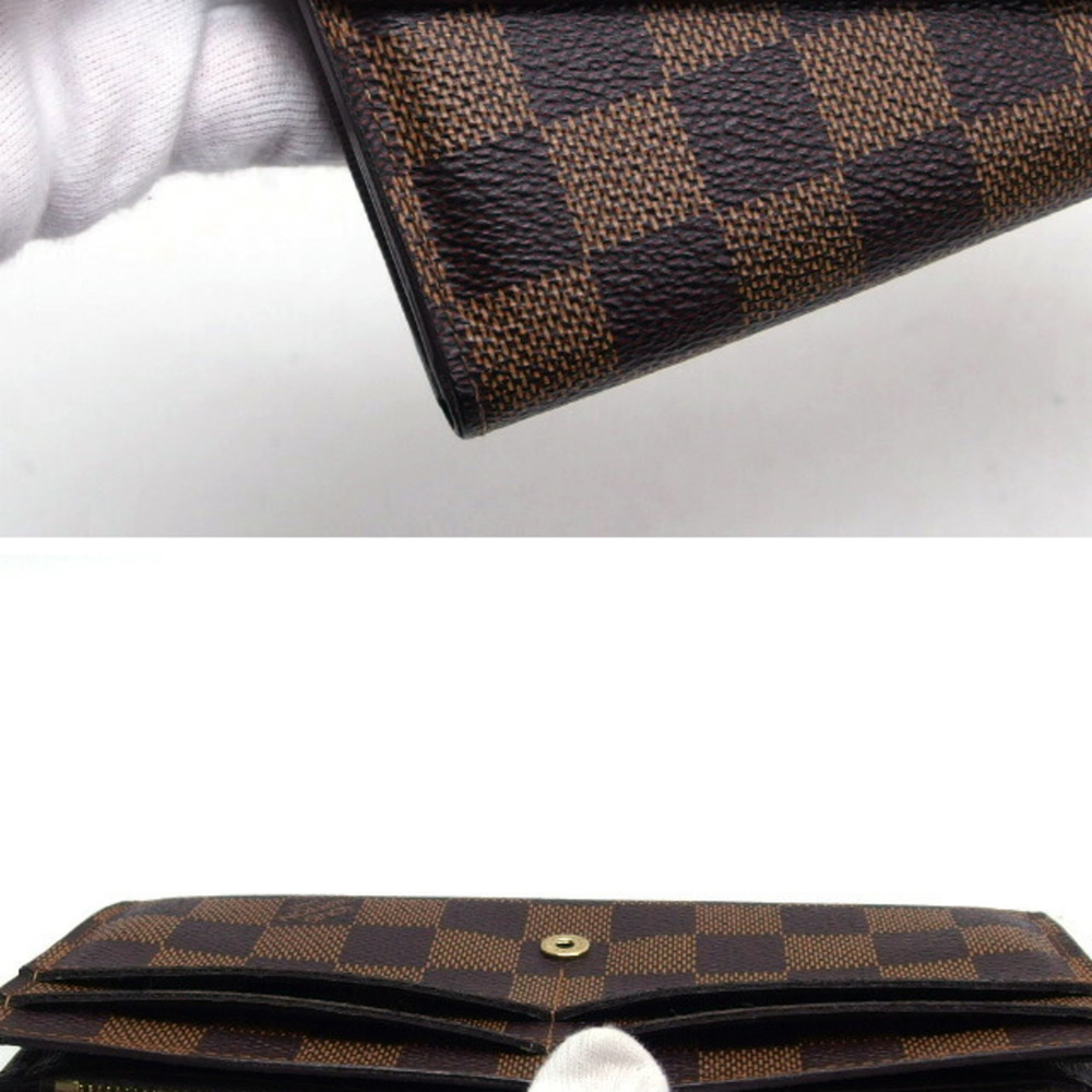 LOUIS VUITTON Damier Portefeuille Sarah Bi-fold Wallet N63209 - Picture 8 of 11